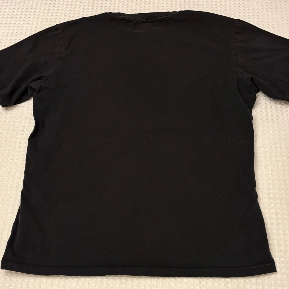 Adidas Tokyo Size MEDIUM LARGE Black Neon Green Graphic Tee Shirt